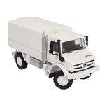 NZG 1:50 Mercedes Benz Unimog U5000 wit 2015, in vitrine NZG 1:50 Mercedes Benz Unimog U5000 wit 2015, in vitrine