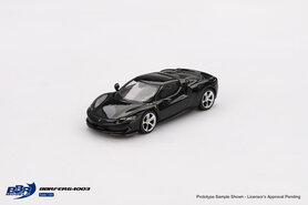 BBR 1:64 Ferrari 296 GTB Nero Daytona 2024 zwart. Verwacht eind 10-2025