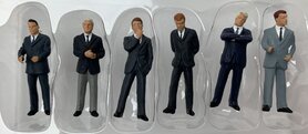 Preiser 1:50 Zakenlieden figuren , set 6 figuren