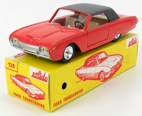 Solido 1:43 Ford USA Thunderbird 1962 rood zwart. Serie 100