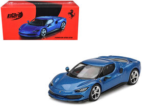 BBR 1:64 Ferrari 296 GTB Blue Corsa 2024
