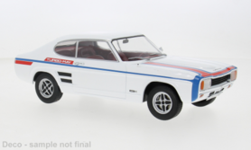 MCG 1:18 Ford Capri MK I GT 1973 wit dekor. Verwacht september 2025