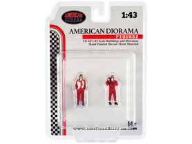 American Diorama 1:43 Racing Legends 70's set of 2 figure's, ecxl. modelauto