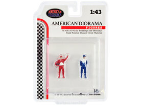 American Diorama 1:43 Racing Legends 90's set of 2 figure's, ecxl. modelauto