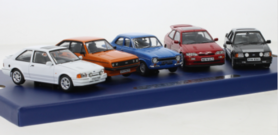 Vanguards 1:43 Ultimate  Ford Escort RS Collection RHD, set 5 Ford RS