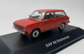 Lagamo Miniature 1:43 DAF 66 1100 Stationcar ( Combi ) rood - limited 500 pcs in windowbox