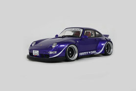 GT Spirit 1:18 Porsche 911 993 - RWB Army Girl Purple. Levering 02-2026
