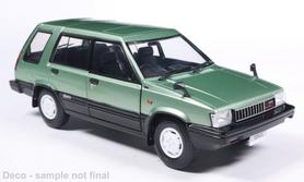 WhiteBox 1:24 Toyota Tercel light green (metallic) binnenkort  verwacht