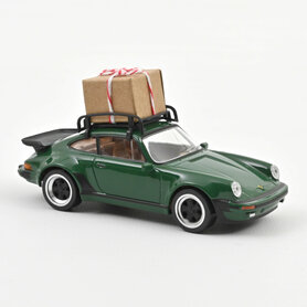 Norev 1:43 Porsche 911 Turbo 1978 Christmas Jet-car in windowbox. Levering 12-2025