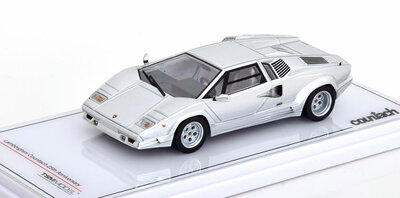 True Scale 1:43 Lamborghini Countach 25th Aniversary 1988 zilver