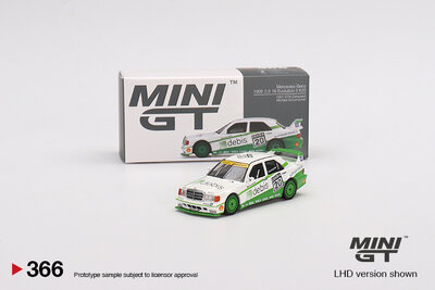 Mini GT 1:64  Mercedes-Benz 190E 2.5-16 Evolution II no 20 DTM Zakspeed Michael Schumacher LHD