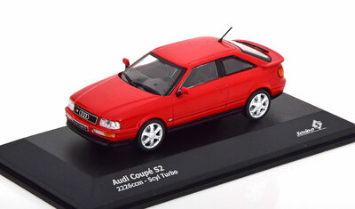 Solido 1:43 Audi 80 S2 Turbo Coupe 1992 rood