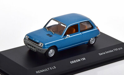 Odeon 1:43 Renault 5 LS blauw metallic Limited Editon 750 pcs
