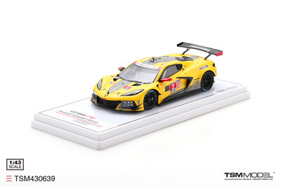 True Scale 1:43 Chevrolet Corvette C8.R No3 Garcia Taylorcatburg 2022 IMSA Daytona 24 Hrs