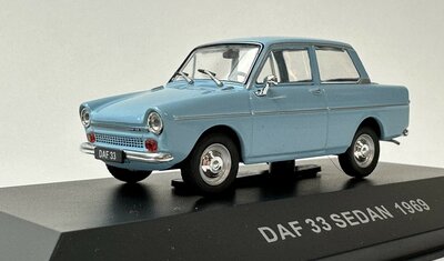 Lagamo Miniature 1:43 Daf 33 blauw Bouwjaren 1969-1974 