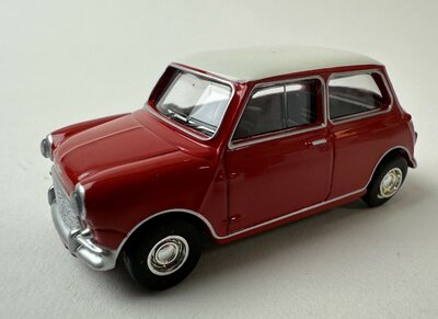 Norev 1:54 Mini Cooper S 1964 Tartan Red and White Roof