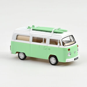 Norev 1:43 Volkswagen Combi T2b Camper Van 1973 Green Jet car