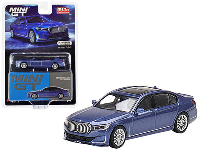 Mini GT 1:64 BMW Alpina B7 xDrive Alpina Blue Metallic with Sunroof Limited Edition to 2040 pieces, Mijo Exclusive