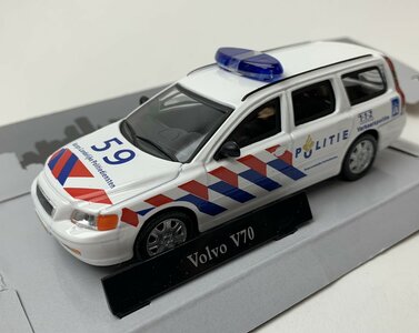 Cararama 1:43 Volvo V70 no 59, Politie KPLD 2000, in windowbox