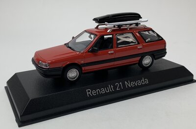 Norev 1:43 Renault 21 Nevada 2018 Red with accessories