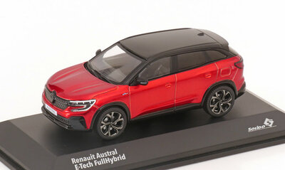Solido 1:43 Renault Austral E-Tech Full Hybrid rood metallic met zwart dak