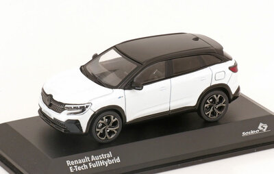 Solido 1:43 Renault Austral E-Tech Full Hybrid wit metallic met zwart dak