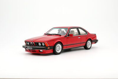 Otto Mobile 1:18 BMW E24 M6 rood 1986. Levering juni 2024