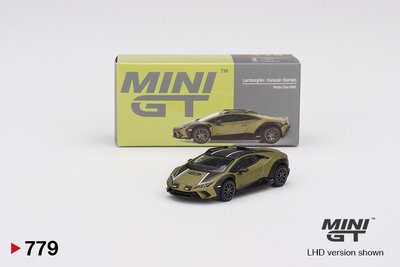 Mini GT 1:64 Lamborghini Huracán Sterrato Verde Gea Matt LHD