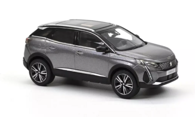 Norev 1:43 Peugeot 3008 GT Platinum Grey 2020. Levering mei - voorbestellen