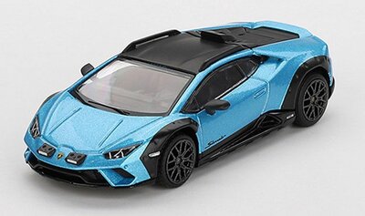 Mini GT 1:64 Lamborghini Huracan Sterrato 2024 blauw LHD