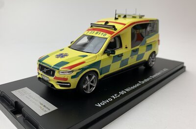 Scale Master 1:43 Volvo XC-90 Nilsson Orebro Sweden geel groen