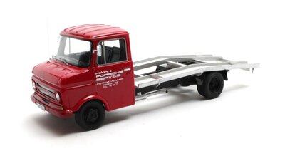Matrix 1:43 Opel Blitz Hahn Porsche service rood '65-'75. Verwacht Q3 - 2025