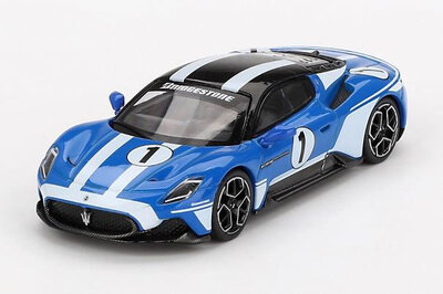 BBR 1:64 Maserati MC20 no 1 Performance Experience, blue / wit 2023