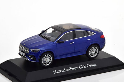 iScale 1:43 Mercedes Benz GLE Coupe C167 2019 blauw in dealer verpakking