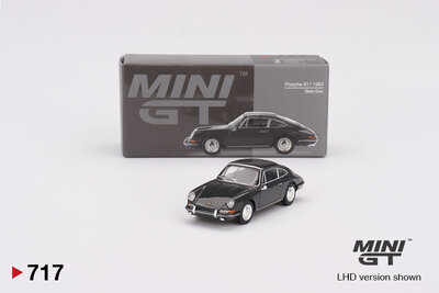 Mini GT 1:64 Porsche 911 1964 Slate Grey, LHD