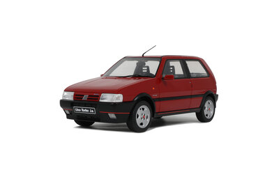 Otto Mobile 1:18 Fiat Uno Turbo i.e Rosso Racing 1990. Levering 07-2025