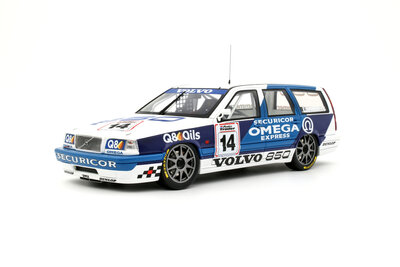 Otto Mobile 1:18 Volvo 850 Estate no 14 Jan Lammers BTCC 1994. Levering 07-2025