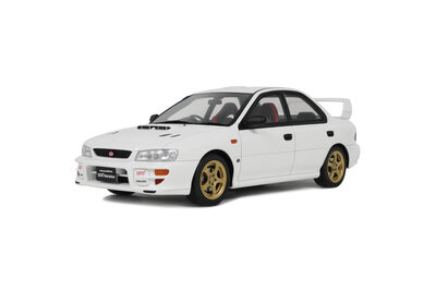 Otto Mobile 1:18 Subaru Impreza WRX Type RA Sti Pure White 2000. Levering 08-2025