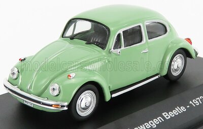 Atlas 1:43 Volkswagen Beetle Kever1972 groen in vitrine