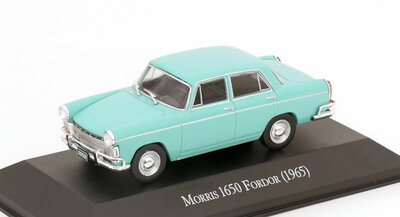 Atlas 1:43 Morris 1650 Fordor 1965  turquoise in blisterverpakking