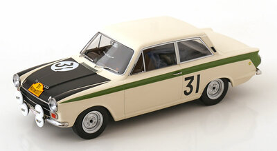 MCG 1:18 Ford Lotus Cortina MK I no 31 J.Ickx & G.Staepelaere - Race Marathon de la Route 1966