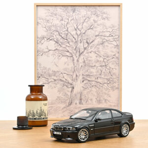 Norev 1:18 BMW M3 CSL 2003 Saphire Black. Levering 09-2025