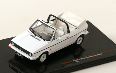 IXO 1:43 Volkswagen Golf MK I open Convertible wit 1981