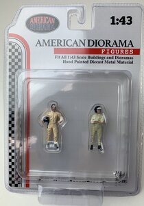 American Diorama 1:43 Racing Legends 60's set of 2 figure's, ecxl. modelauto