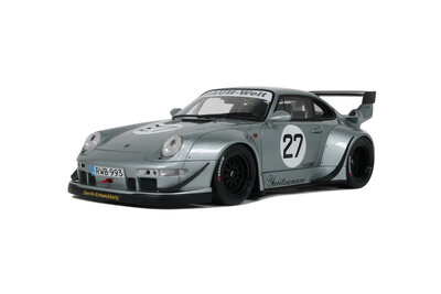 GT Spirit 1:18 Porsche 911 993 RWB Liberty Walk No 27 Yuiitsumuni 2024 silver. eind oktober