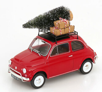 Norev 1:18 Fiat 500 L 1968 Red Christmas