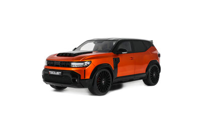 Otto Mobile 1:18 Dacia Duster Redust Sport 4X2 Hybrid orange 2025. Levering 08-2026