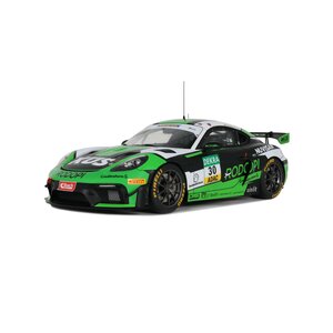Otto Mobile 1:18 Porsche Cayman 718 GT4 RS Clubsport black no 30 ADAC GT4 2023. Levering 10-2026