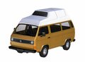 Motor Max 1:24 Volkswagen Type 2 (T3) Camper Van, bruin wit