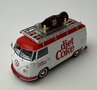 Corgi 1:43 Volkswagen T1 bus Diet Coke met  Cola fles, in window box, RHD